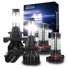 9008 2504 LED Headlight Bulbs 4x Dual High Low Beam Fog Lights Super Bright Kit picture