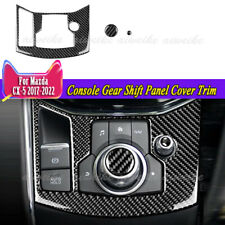 Carbon Fiber Style Console Gear Shift Panel Cover Trim For Mazda CX-5 2017-2024 picture