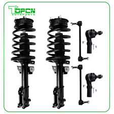 For 2005-2010 Ford Mustang Front Struts Sway Bars Outer Tie Rod End Links Kit picture