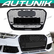 For 2012-2014 2015 Audi A6 S6 Honeycomb Front Black Grille RS6 Style picture