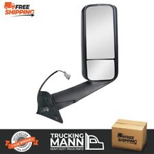 FREIGHTLINER NEW CASCADIA Powered &Heated Door Mirror Chrome White RH Side 18-21 picture