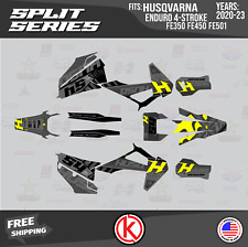 Graphics Kit for Husqvarna FE350 FE450 FE501 2020-2023 Split-Yellow-Shift picture