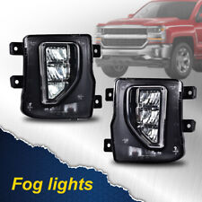 Fit For 2016-2018 Chevy Silverado 1500 LED Fog Lights Driving Bumper Lamps picture