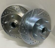 1969-72 Chevelle,1968-69 Chevy Camaro Front Drilled & Slotted Brake Rotors  picture