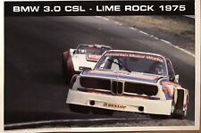 BMW 3.0 CSL - Lime Rock 1975 Car Poster Own It picture
