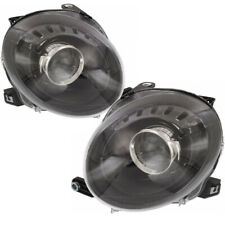 Headlight Pair For 12-19 FIAT 500 CAPA Certified Left Right Halogen Headlamp picture