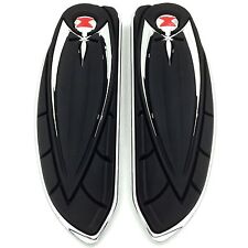 Chrome Front Foot Pegs Floorboard Cover For Harley Electra Glides Road Glides Ro picture