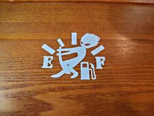 1pc Funny Car Vinyl Sticker High Gas Consumption Decal Fuel Gage Empty 2.0 picture