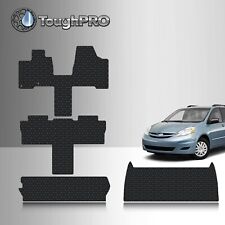 ToughPRO Floor Mats Full Set Black For Toyota Sienna 7 Seater 2004-2010 picture
