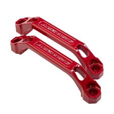 Agency 6 - Billet Grab Handle (Pair) - Universal Fitment (RED) picture