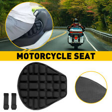 Black Lycra Gel Comfort Seat Cushion Cover Shock Absorb Pad Fits For Motorcycle picture