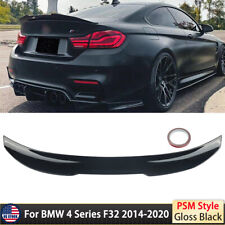 For BMW 4 Series F32 428i 430i 435i 440i PSM Style Gloss Black Rear Spoiler Wing picture