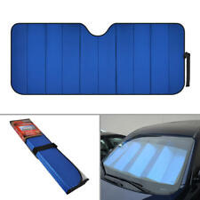 Foldable Jumbo Car Window Cover Sun Shade Auto Visor - Blue Foil Relfective picture