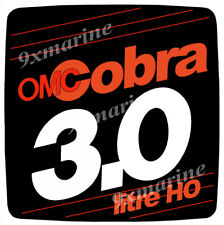 OMC Cobra Flame Arrestor Sticker 3.0 litre HO  picture
