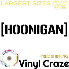 [HOONIGAN] Vinyl Decal Sticker ANY Color Car Window Laptop PC FAST ING picture