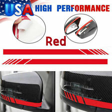 5D Rearview Mirror Decoration CARBON Fiber Sticker Stripe Decal Car Accessories picture