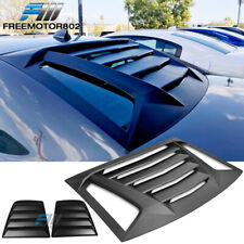 Fits 11-23 Charger V2 Style Rear Window Louver & Matte Black Quarter Side Scoop picture