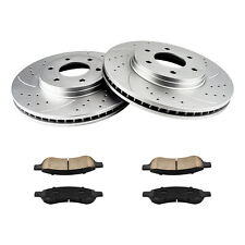 Front Drilled Brake Rotors W/ Ceramic Pads For 08-09 Chevy Trailblazer SS Envoy picture