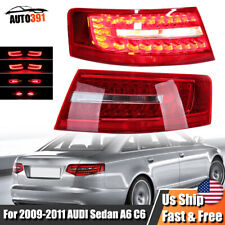 Pair Outer Tail Light For Audi A6 C6 Sedan 2009 10 2011 LED Rear Lamp Left+Right picture