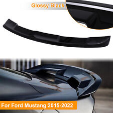 Fit 2015-2022 Ford Mustang GT500 GT350 Trunk Spoiler Wing Lip Glossy Black picture
