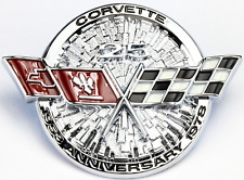 1978 Corvette Front Nose Emblem Badge 25th Anniversary GM Part # 472717 NOS NEW picture