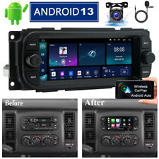 For 2001-2004 Dodge Dakota Apple CarPlay Android 13.0 WIFI GPS Car Stereo Radio picture