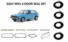 For Volkswagen Golf 1 MK1 4 doors Windows, Trunk Rubber Seals Gaskets 1976-1987 picture