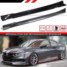 For 2018-22 Honda Accord ACR Modern Steel Metallic Add On Side Skirt Extensions picture