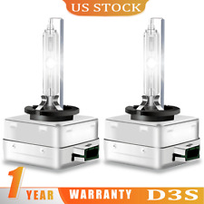 2pcs Xenon D3S 6000K White Bulbs HID Headlight 35w Replace for OEM Factory Lamps picture