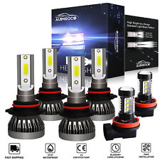 For Honda Civic 2006-2012 LED Headlight High Low Beam + Fog Light Combo Bulbs picture