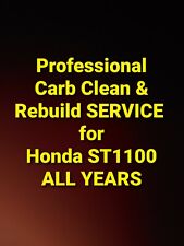 Honda ST1100 Professional CARB CLEAN & REBUILD SERVICE for ALL YEARS - ST 1100 picture