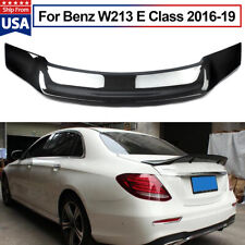 R Style Rear Spoiler Trunk Wing For Benz W213 E43 E63 AMG Sedan 16+ Carbon Look picture