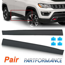 For 2017-2023 Jeep Compass Front Door Molding and Beltlines Left & Right Side picture