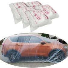 10x Universal Clear Disposable Car Cover Temporary Rainproof Dustproof Cover US picture