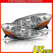 Headlights Clear Lens Amber Corner Fit 2006-2010 Toyota Sienna Headlamps RH+LH picture