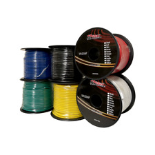 Primary Wire 14 Gauge 6 Roll Assortment Pack 100Ft of Copper Clad Aluminum Cable picture