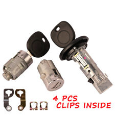 Ignition Key Switch Cylinder & 2 Door Lock Set 2 SAME KEYS MATCHED For Chevy picture