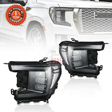 Front LED Headlight Left&Right Side RH+LH For 2021-2023 GMC Yukon (XL) SLE / SLT picture