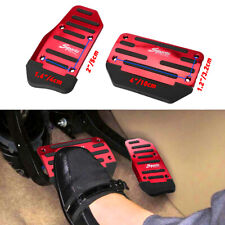 Red Non-Slip Automatic Gas Brake Foot Pedal Pad Cover Universal Car Accessories picture