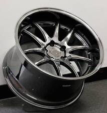 18x9.5/18x10.5 Black Vacuum Wheels Aodhan DS02 DS2 5x114.3 15/15 (Set of 4)  73. picture