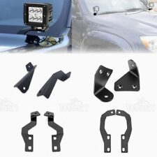 For 1989-2023 Toyota 4runner 2PCS LED Work Light Pod Hood Ditch Mounting Bracket picture
