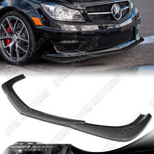 For 12-14 Mercedes-Benz C63 AMG W204 Carbon Painted Front Bumper Lip Spoiler picture