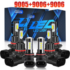 For Toyota Camry 2002-2005 2006 LED Headlights Hi/Low Beam Fog Light Bulbs White picture