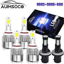 For Chevy Silverado 1500 99-02 COB LED Headlight Kits High / Low Beam+Fog Bulbs picture