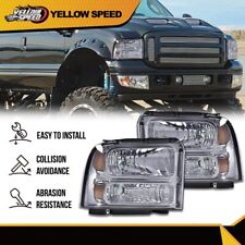 Fit For 99-04 Ford F250 F350 Super Duty Smoke Excursion Conversion Headlights picture