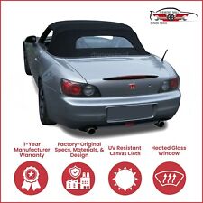2002-09 Honda S2000 Convertible Soft Top w/DOT Approved Heated Glass, Black picture