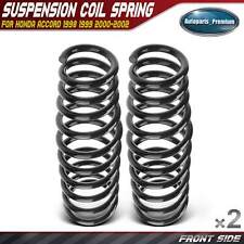 2x Front Coil Spring Set wIth A/C for Honda Accord 1998 1999 2000 2001 2002 2.3L picture