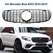 Chrome GT GTR Style Grille Grill For Mercedes W253 X253 GLC250 GLC300 2015-2019 picture