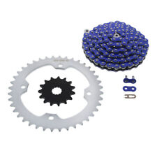 Blue Non O-Ring Chain & Silver Sprocket 15/40 100L 04-2008 Yamaha YFZ450 YFZ 450 picture