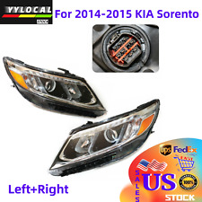 Halogen Headlights Set For 2014 2015 Kia Sorento Left & Right Side w/ LED DRL picture